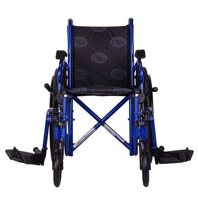 Инвалидная коляска OSD Millenium ІІІ с санитарным оснащением, ширина 50 см, голубая OSD-STB3+WC