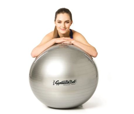 М'яч Gymnastik Ball LEDRAGOMMA Standard, діам. 53 см, сріблястий