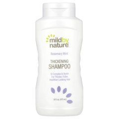 Mild By Nature, шампунь для густоты волос с B-комплексом и биотином, розмарин и мята, 473 мл, MBN-01231