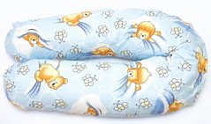 Наволочка на подушку для беременных и кормления ОП-15 OLVI с рисунком "Мишка на светлом"