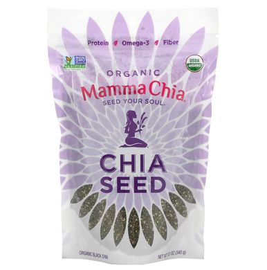 Mamma Chia, органічне насіння чіа, 340 г, MCH-00233