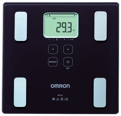 Монітор ключових параметрів тіла OMRON BF 214, чорний (НBF-214-EBW)