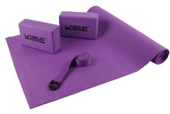 Набор для йоги LiveUp Yoga Set, фиолетовый