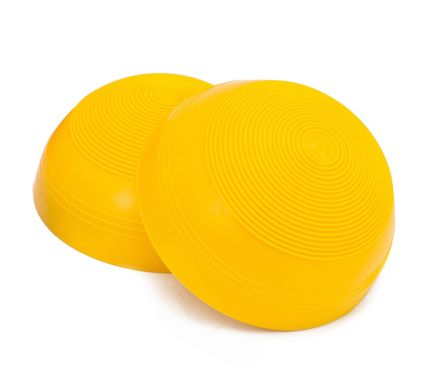 Напівм'яч Half BallL LEDRAGOMMA, пара, діам. 14 см, жовтий