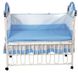 Детская кроватка Geoby TLY-632R-RBLU, голубой