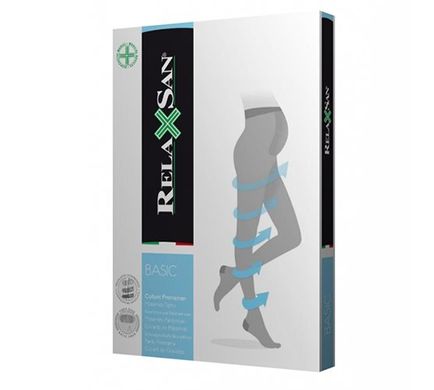 Колготы RelaxSan антиварикозные для беременных, закрытый носок, 70 ден (Подарок)