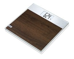 Ваги для підлоги дизайн-лінія BEURER GS 21, коричневий (madeira)