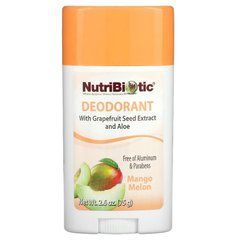 NutriBiotic, дезодорант, диня з манго, 75 г, NBC-01067