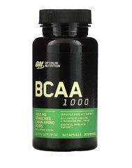 Optimum Nutrition, BCAA 1000, 500 мг, 60 капсул, OPN-02035