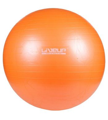 Фітбол LiveUp Anti-Burst Ball, діам. 65 см, помаранчевий