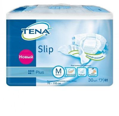 Підгузки Tena Slip Plus M, що дихають, 30 шт., Tena