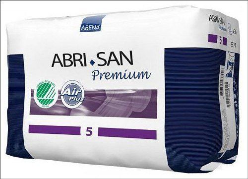 Урологические прокладки Abri-San Premium -5, 28x54 см, 1200мл, 36 шт., ABENA, 9374