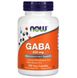 Гамма-аміномасляна кислота (ГАМК) з вітаміном B6, GABA 500 мг, від Now Foods, 100 капсул, NOW-00087
