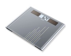 Весы напольные стеклянные BEURER GS 380, серый (Solar)