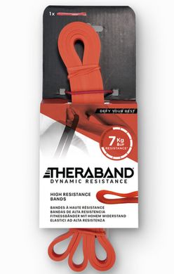 Ленточный эспандер петля высокого сопротивления Thera-Band, легкая, красная, 7 кг, 15154