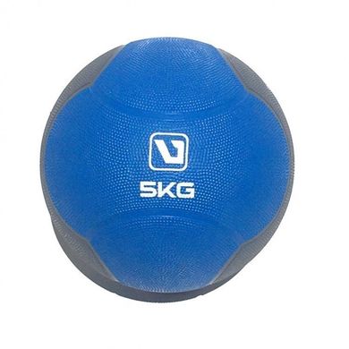 Медбол LiveUp Medicine Ball, діам. 24,1 см, сіро-блакитний