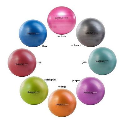Мяч Gymnastik Ball LEDRAGOMMA Maxafe, диам. 65 см, фиолетовый
