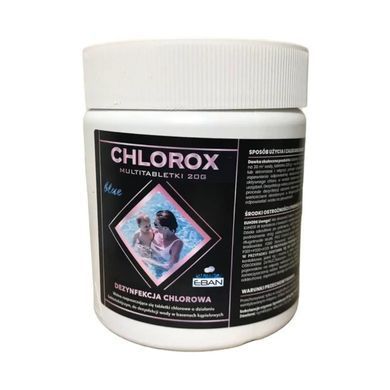 CLOROX BLUE TABS багатофункціональні пігулки для басейну 25 шт 500 г (таблетка 20 г), NTCE, Хлорокс20