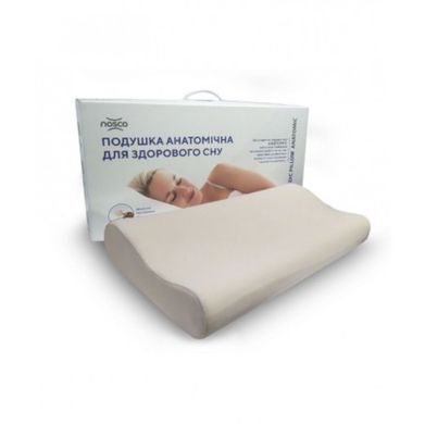Ортопедическая подушка с эффектом памяти NOSCO ANATOMIC STANDART PLUS 17014