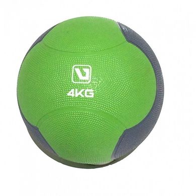 Медбол LiveUp Medicine Ball, диам. 21,6 см, серо-зеленый