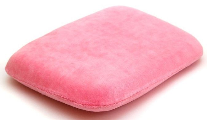 Ортопедична подушка з ефектом пам'яті для новонароджених J2502 OLVI, рожевий