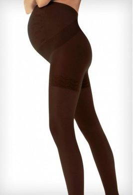 Колготки для беременных Solidea Wonder Model Maman Ссl 1, закрытый носок, черный, 140 ден, XL