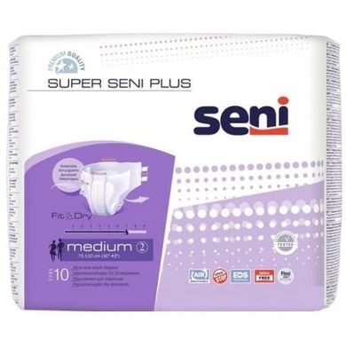 Подгузники Super Seni Plus (2) Medium, 10 шт. Air, 14128