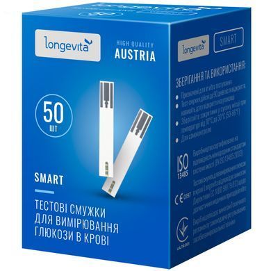 Тест-смужки Longevita Smart 50 шт.