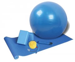 Набор для йоги LiveUp Yoga Set, голубой