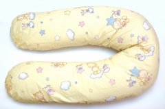 Подушка для беременных и кормления ОП-15 OLVI с рисунком "Звездочка на желтом"