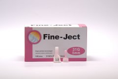 Иглы Fine Ject для инсулиновых шприц-ручек 5 мм., 100 шт.