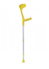 Подлокотный костыль «Klassiker» с эргономической рукояткой, телескопический, цвет желтый Ossenberg 220DKGe