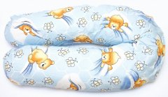 Подушка для беременных и кормления ОП-15 OLVI с рисунком "Мишка на светлом"